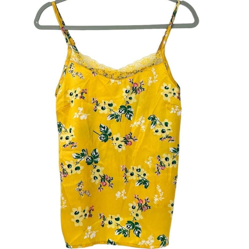 Tabitha Webb Yellow Multicolor Floral Print Sleepwear Camisole Small